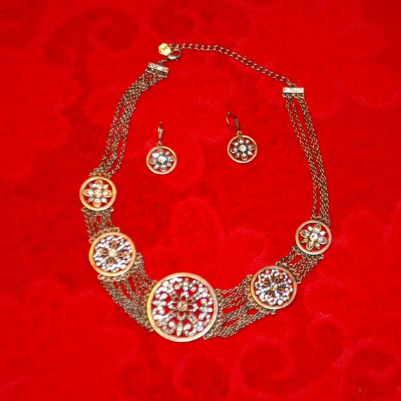 Swarovski Jewelry - Swarovski  Angelique necklace & earrings